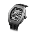 Tsar Bomba Elemental Titanium 45mm Black Skeleton Dial Men's Watch TB8228T-01