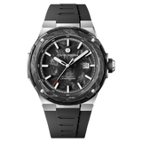 Tsar Bomba Electron Carbon-X II 45mm Black Carbon Fiber Dial Men's Watch TB8230-01