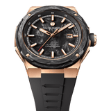 Tsar Bomba Electron Carbon-X II 45mm Black Carbon Fiber Dial Men's Watch TB8230-03