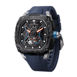 Tsar Bomba Dark Matter 5 43mm Blue Skeleton Dial Men's Watch TB8605-02