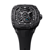 Tsar Bomba Dark Matter 5 43mm Black Skeleton Dial Men's Watch TB8605-04