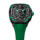 Tsar Bomba Dark Matter 5 43mm Green Skeleton Dial Men's Watch TB8605-05