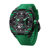 Tsar Bomba Dark Matter 5 43mm Green Skeleton Dial Men's Watch TB8605-05