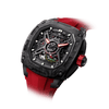 Tsar Bomba Dark Matter 5 43mm Red Skeleton Dial Men's Watch TB8605-01