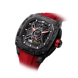 Tsar Bomba Dark Matter 5 43mm Red Skeleton Dial Men's Watch TB8605-01