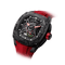 Tsar Bomba Dark Matter 5 43mm Red Skeleton Dial Men's Watch TB8605-01