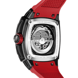 Tsar Bomba Dark Matter 5 43mm Red Skeleton Dial Men's Watch TB8605-01