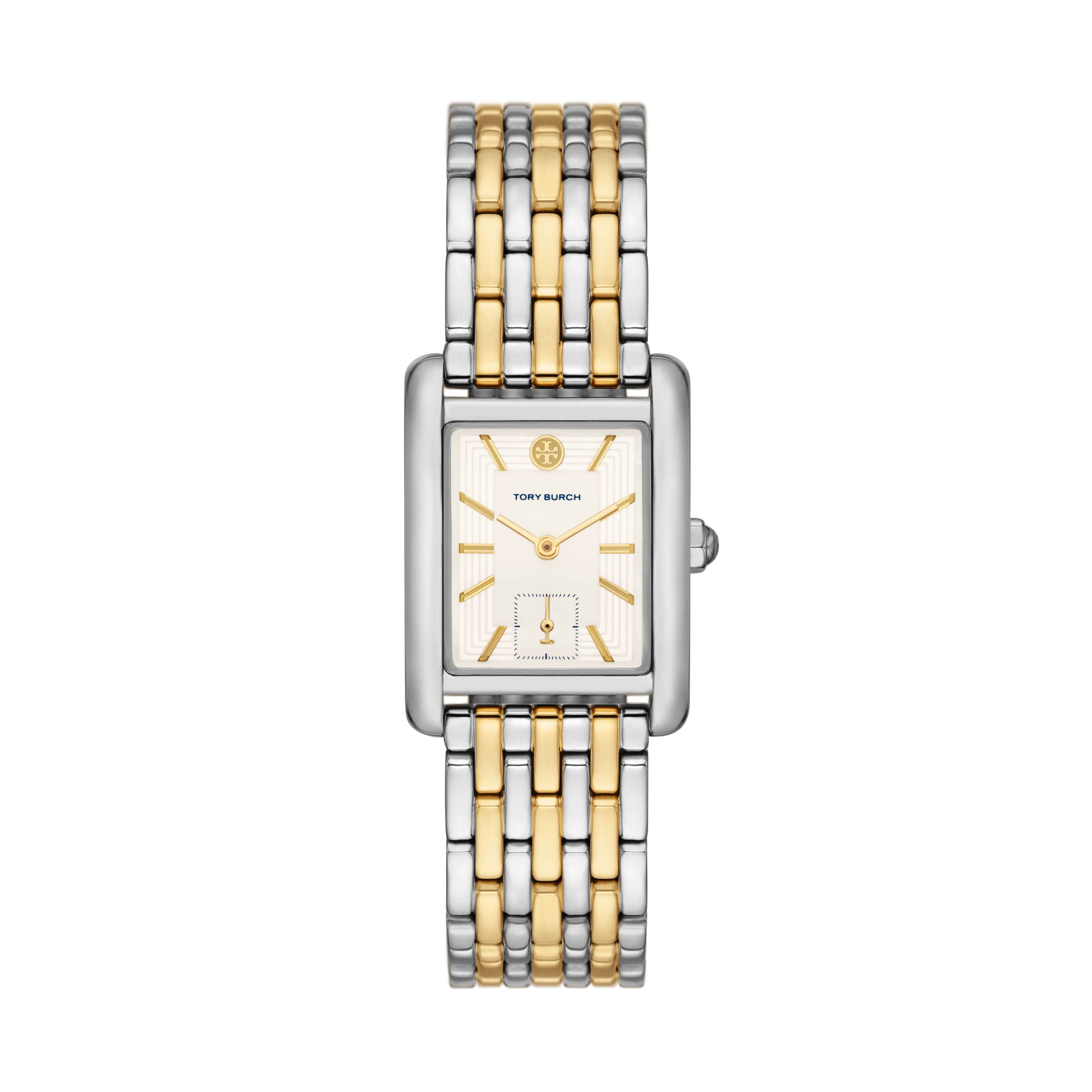 Tory Burch Eleanor Two-Tone 25mm Cream Dial Women's Watch TBW1070