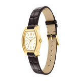 Tory Burch Eleanor Curve Small 23mm Ivory Dial Women's Watch TBW1156