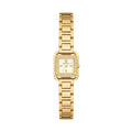 Tory Burch Kira Square Small 18mm Ivory Dial Women's Watch TBW6028