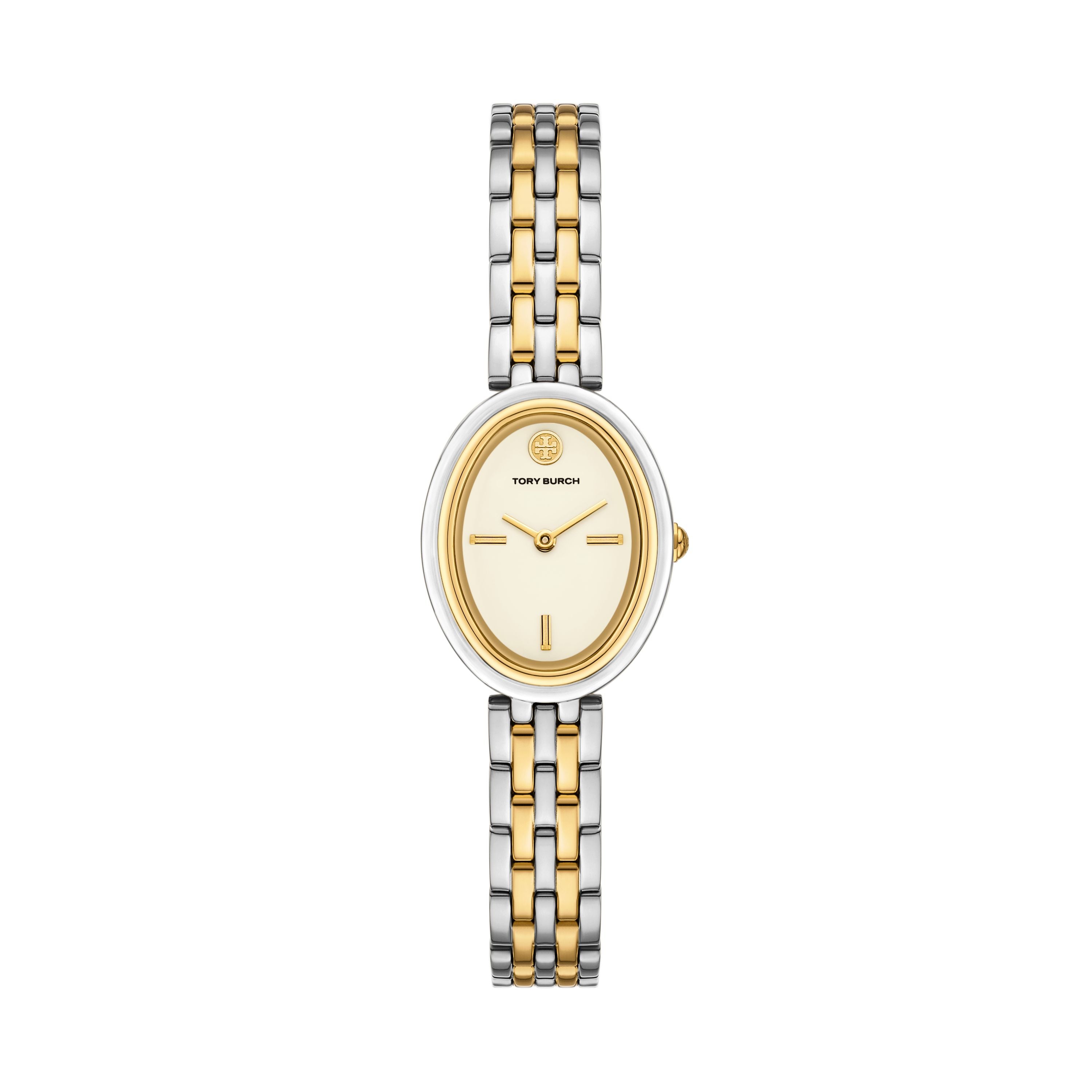 Tory Burch Oval 22mm Cream Dial Women's Watch TBW6033