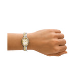 Tory Burch Oval 22mm Cream Dial Women's Watch TBW6033
