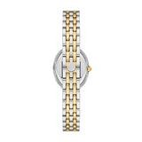 Tory Burch Oval 28mm White Mother of Pearl Dial Women's Watch TBW6037