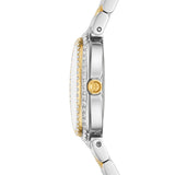Tory Burch Oval 28mm White Mother of Pearl Dial Women's Watch TBW6037