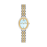 Tory Burch Oval 22mm Light Blue Mother of Pearl Dial Women's Watch TBW6042