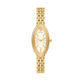 Tory Burch Elongated Oval 22mm Cream Dial Women's Watch TBW6044