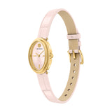 Tory Burch Oval 22mm Light Pink Mother of Pearl Dial Women's Watch TBW6048