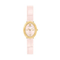Tory Burch Oval 22mm Light Pink Mother of Pearl Dial Women's Watch TBW6048
