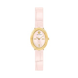 Tory Burch Oval 22mm Light Pink Mother of Pearl Dial Women's Watch TBW6048
