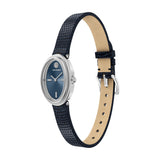 Tory Burch Oval 22mm Steel Blue Dial Women's Watch TBW6050
