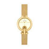Tory Burch Pierced Small 30mm Ivory Dial Women's Watch TBW7076