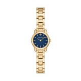 Tory Burch Miller Round Mini 22mm Navy Blue Dial Women's Watch TBW9066