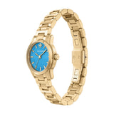 Tory Burch Miller Round Small 28mm Light Blue Dial Women's Watch TBW9069