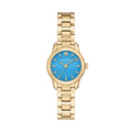 Tory Burch Miller Round Small 28mm Light Blue Dial Women's Watch TBW9069