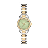 Tory Burch Miller Round Small 28mm Light Green Dial Women's Watch TBW9070