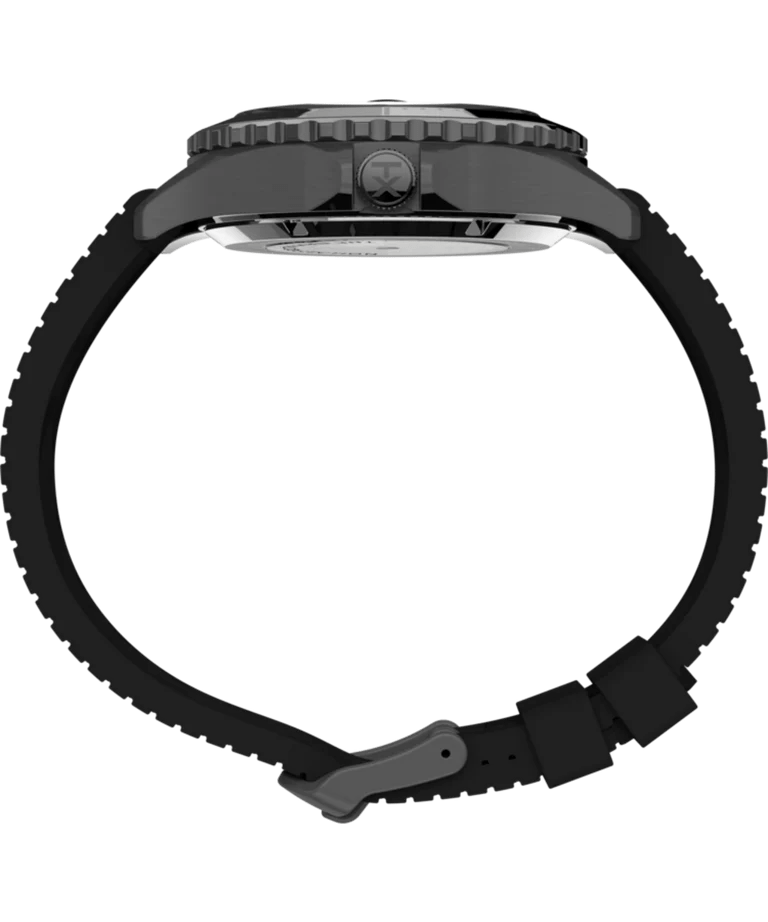 Timex Navi XL Automatic 41mm Black Rubber Strap Men's Watch TW2U99900