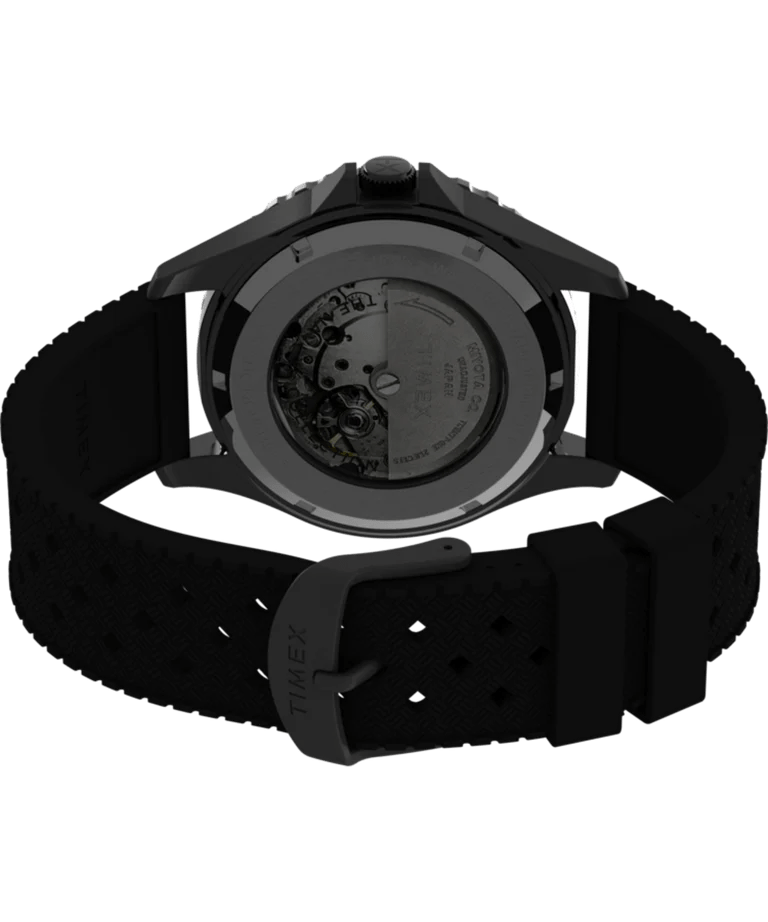 Timex Navi XL Automatic 41mm Black Rubber Strap Men's Watch TW2U99900