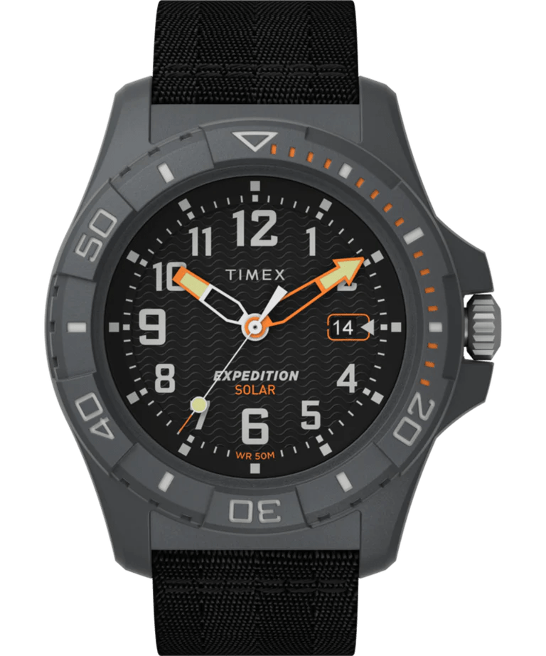 Timex Expedition North Freedive 46mm Black Solar Men's Watch TW2V40500