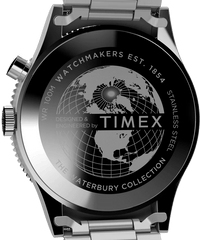 Timex Waterbury Traditional GMT 39mm Steel Men's Watch TW2W22700