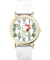 Timex Weekender x Peanuts 38mm White Dial Women's Watch TW2W24100