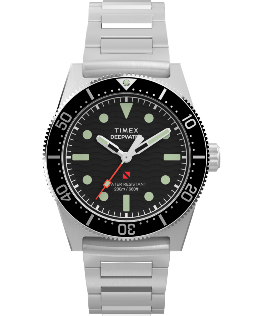Timex Deep Water Reef 200 41mm Black Dial Men's Watch TW2W95200