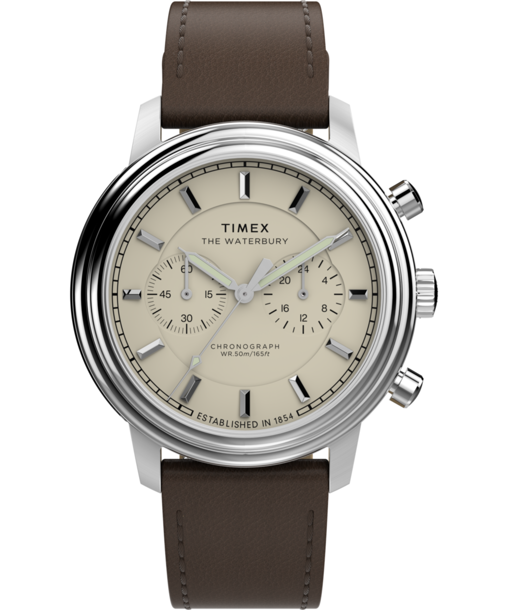Timex Waterbury Metropolitan 41mm Cream Dial Men's Watch TW2Y23500