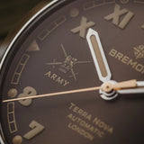 Bremont HMAF Terra Nova Date 40.5mm Caramel Brown Dial Men's Watch TN40-DT-SS-HMAF-BR-L-S