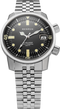 Benrus Ultra-Deep 36.5mm Black Dial Men's Watch UD-SA-BK-SS