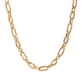 Bronzallure Golden Alternating Link Necklace WSBZ02093Y.YG