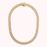 Bronzallure Golden Polished Curb Chain Necklace WSBZ02476Y.YG