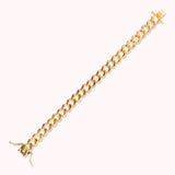 Bronzallure Golden Polished Curb Chain Bracelet WSBZ02477Y.YG-18