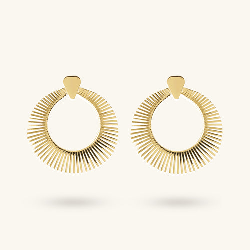 Etrusca Gioielli Cleopatra Drop Earrings WSET00646.YG