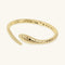 Etrusca Gioielli Rigid Hammered Snake Bracelet WSET00658.YG