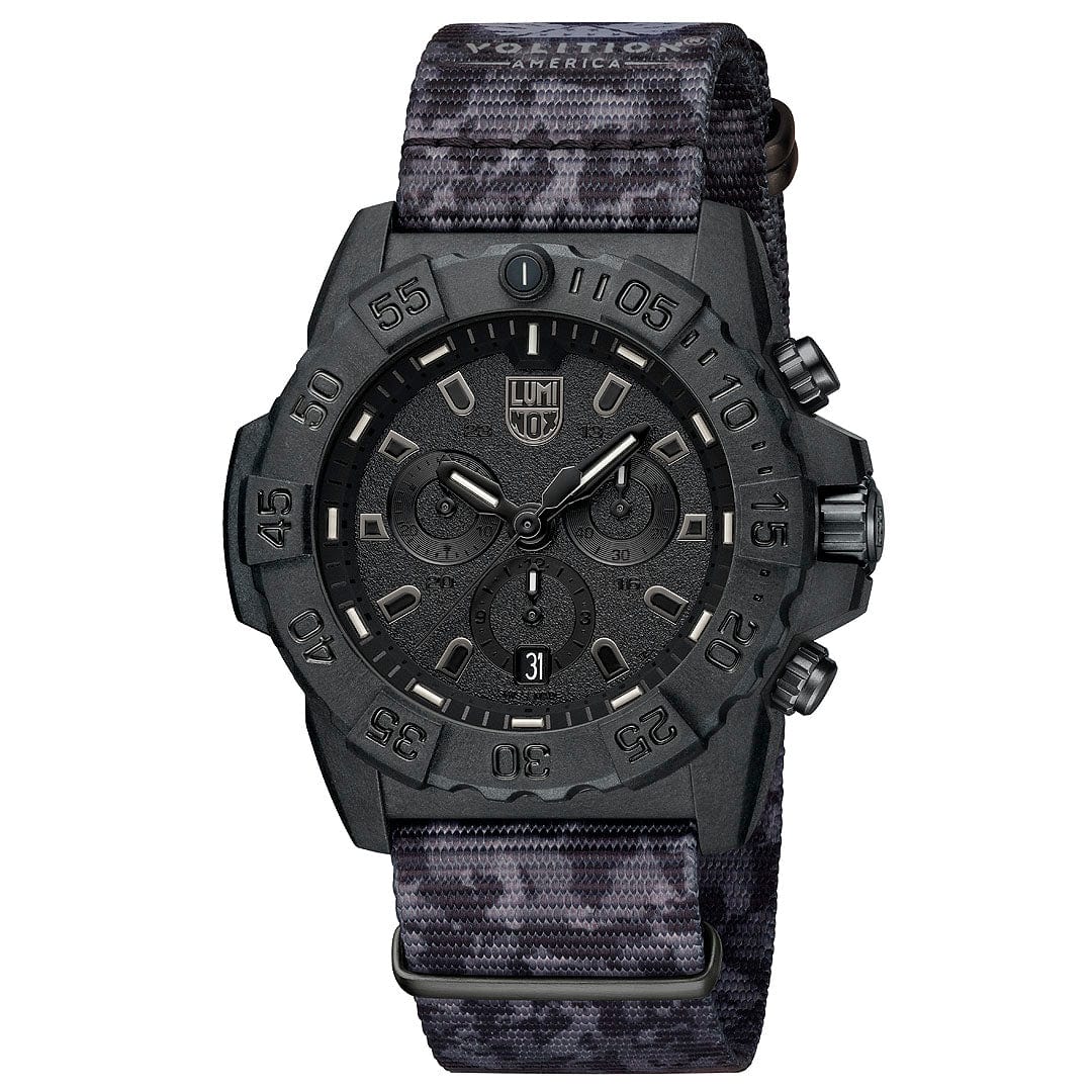 Luminox X Volition Navy SEAL Chronograph Black-In-Black Men's Watch XS.3581.BO.VOL