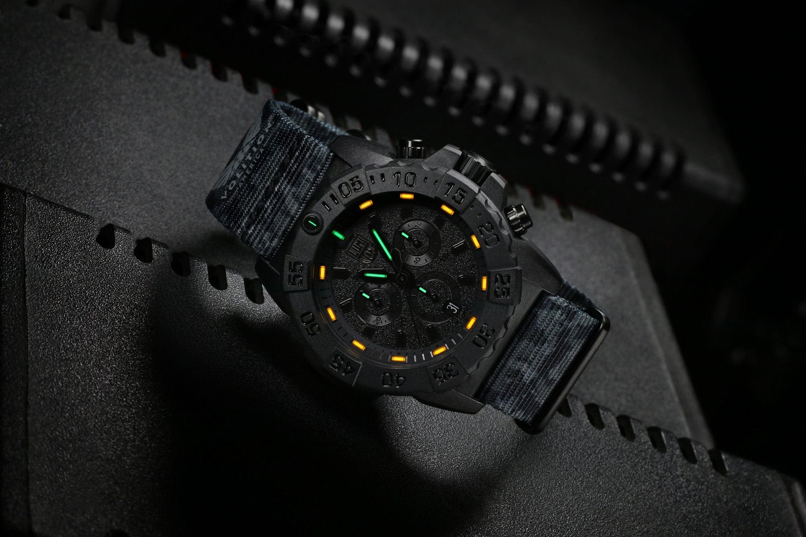 Luminox X Volition Navy SEAL Chronograph Black-In-Black Men's Watch XS.3581.BO.VOL