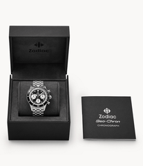 Zodiac Sea-Chron 42mm Black-White Automatic Men's Watch ZO3604