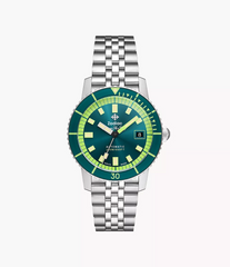 Zodiac Super Sea Wolf Compression Emerald Green Dial Men's Watch ZO9310