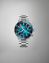 Oris Aquis Chronograph 43.5mm Blue Dial Men's Watch 01 771 7793 4155-07 8 23 01PEB