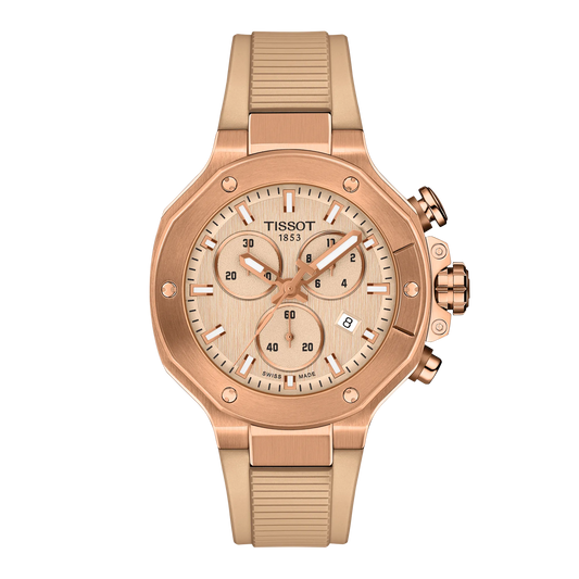 Tissot T-RACE 38mm Nude Dial Men's Watch T1418173750100