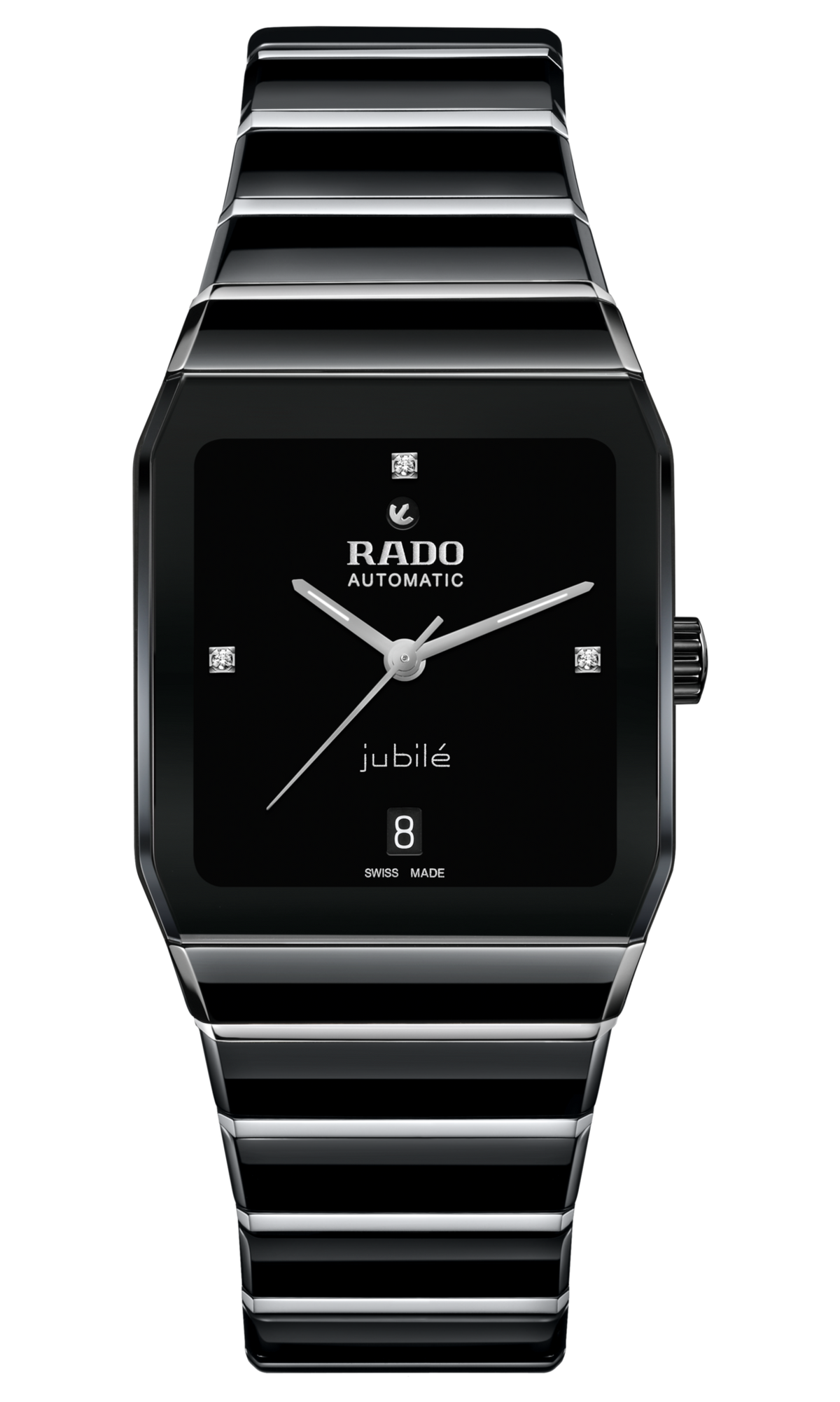 RADO Anatom Automatic Diamonds 32.5mm Black-Silver Ceramic Men's Watch R10201712